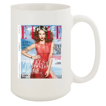 Jessica Alba 15oz White Mug