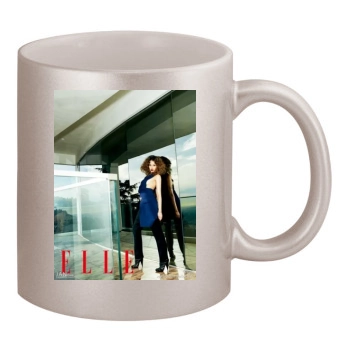 Jessica Alba 11oz Metallic Silver Mug