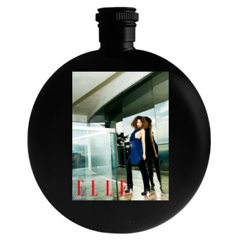 Jessica Alba Round Flask