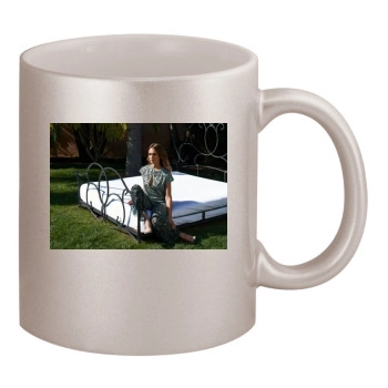 Jessica Alba 11oz Metallic Silver Mug