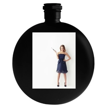 Jessica Alba Round Flask