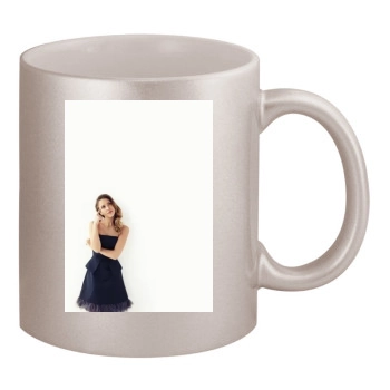 Jessica Alba 11oz Metallic Silver Mug