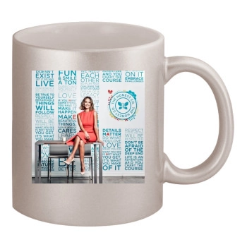 Jessica Alba 11oz Metallic Silver Mug