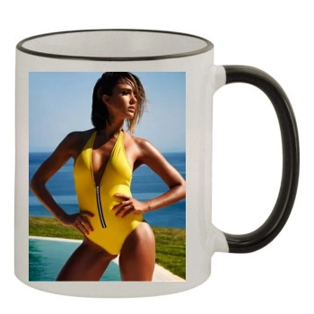 Jessica Alba 11oz Colored Rim & Handle Mug