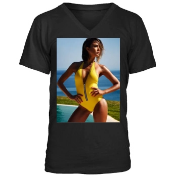 Jessica Alba Men's V-Neck T-Shirt