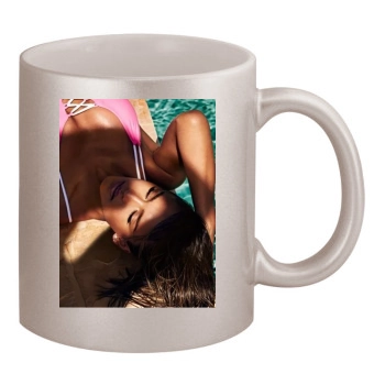 Jessica Alba 11oz Metallic Silver Mug