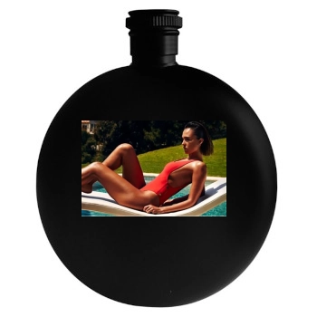 Jessica Alba Round Flask