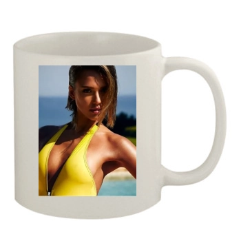 Jessica Alba 11oz White Mug