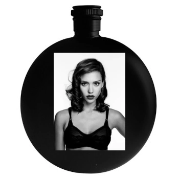 Jessica Alba Round Flask