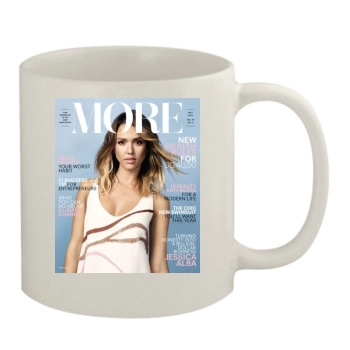 Jessica Alba 11oz White Mug