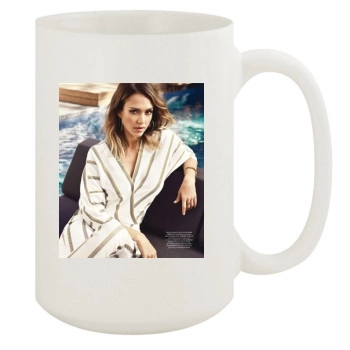 Jessica Alba 15oz White Mug