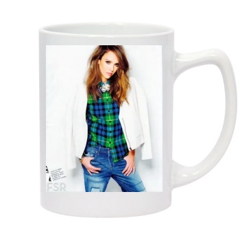 Jessica Alba 14oz White Statesman Mug