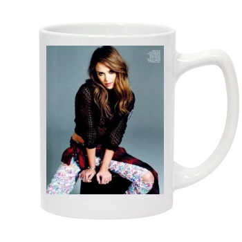 Jessica Alba 14oz White Statesman Mug