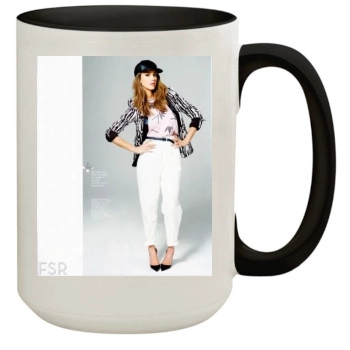 Jessica Alba 15oz Colored Inner & Handle Mug