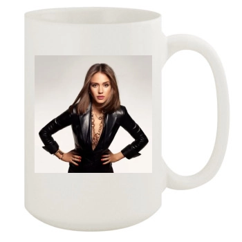 Jessica Alba 15oz White Mug