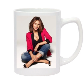 Jessica Alba 14oz White Statesman Mug