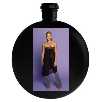 Jessica Alba Round Flask