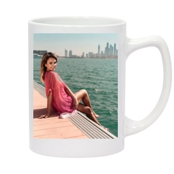 Jessica Alba 14oz White Statesman Mug