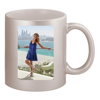 Jessica Alba 11oz Metallic Silver Mug