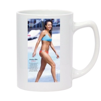 Jessica Alba 14oz White Statesman Mug