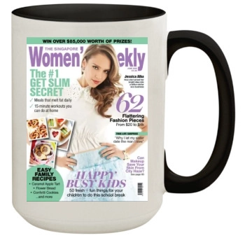 Jessica Alba 15oz Colored Inner & Handle Mug