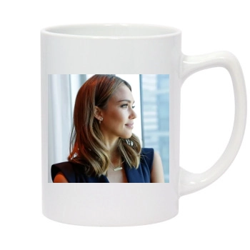 Jessica Alba 14oz White Statesman Mug