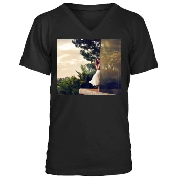 Jessica Alba Men's V-Neck T-Shirt