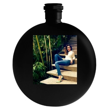 Jessica Alba Round Flask