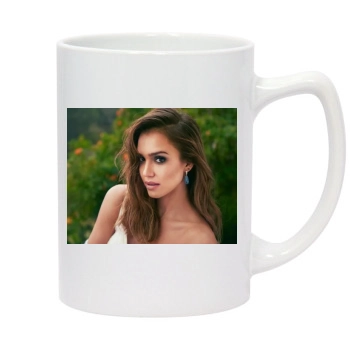 Jessica Alba 14oz White Statesman Mug