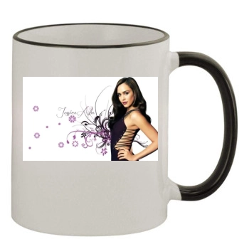 Jessica Alba 11oz Colored Rim & Handle Mug