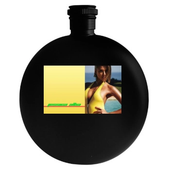 Jessica Alba Round Flask