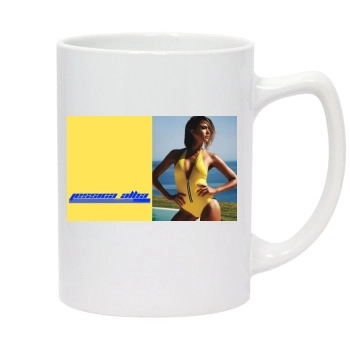 Jessica Alba 14oz White Statesman Mug