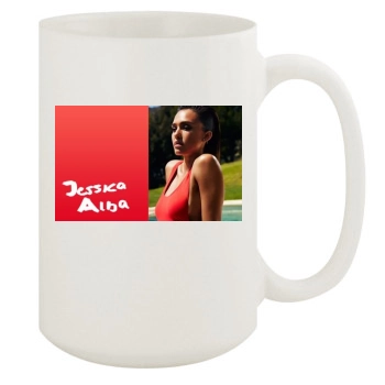 Jessica Alba 15oz White Mug