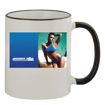 Jessica Alba 11oz Colored Rim & Handle Mug