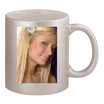 Paris Hilton 11oz Metallic Silver Mug