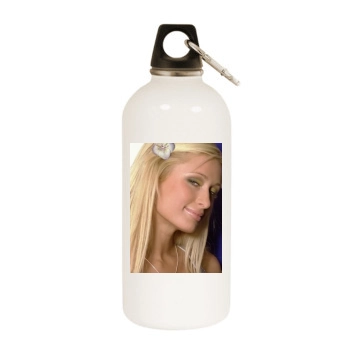 Paris Hilton White Water Bottle With Carabiner