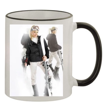 Paris Hilton 11oz Colored Rim & Handle Mug