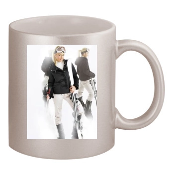 Paris Hilton 11oz Metallic Silver Mug