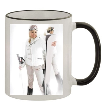 Paris Hilton 11oz Colored Rim & Handle Mug