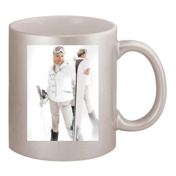 Paris Hilton 11oz Metallic Silver Mug