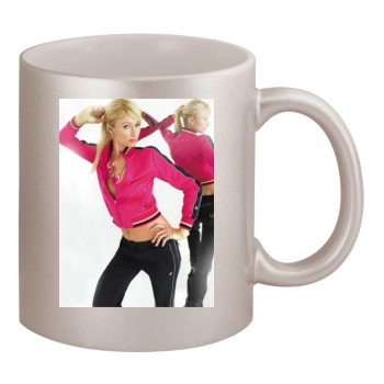 Paris Hilton 11oz Metallic Silver Mug