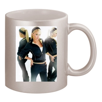 Paris Hilton 11oz Metallic Silver Mug