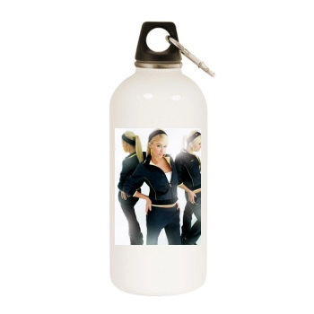 Paris Hilton White Water Bottle With Carabiner