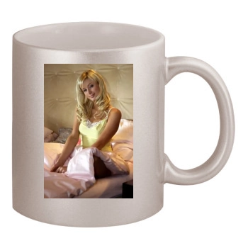 Paris Hilton 11oz Metallic Silver Mug