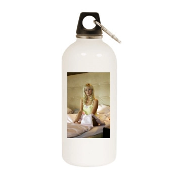 Paris Hilton White Water Bottle With Carabiner