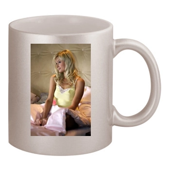 Paris Hilton 11oz Metallic Silver Mug