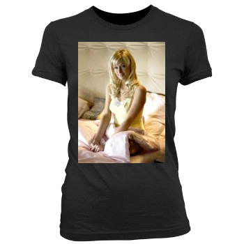 Paris Hilton Women's Junior Cut Crewneck T-Shirt