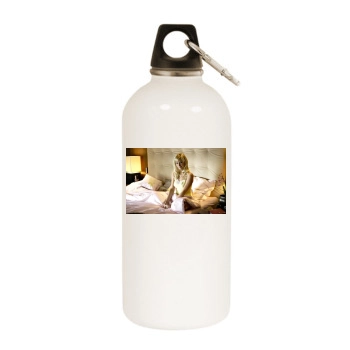 Paris Hilton White Water Bottle With Carabiner