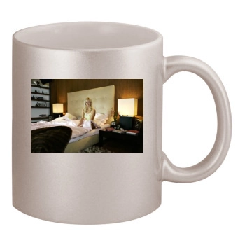 Paris Hilton 11oz Metallic Silver Mug