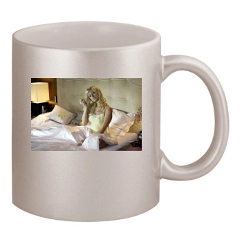 Paris Hilton 11oz Metallic Silver Mug